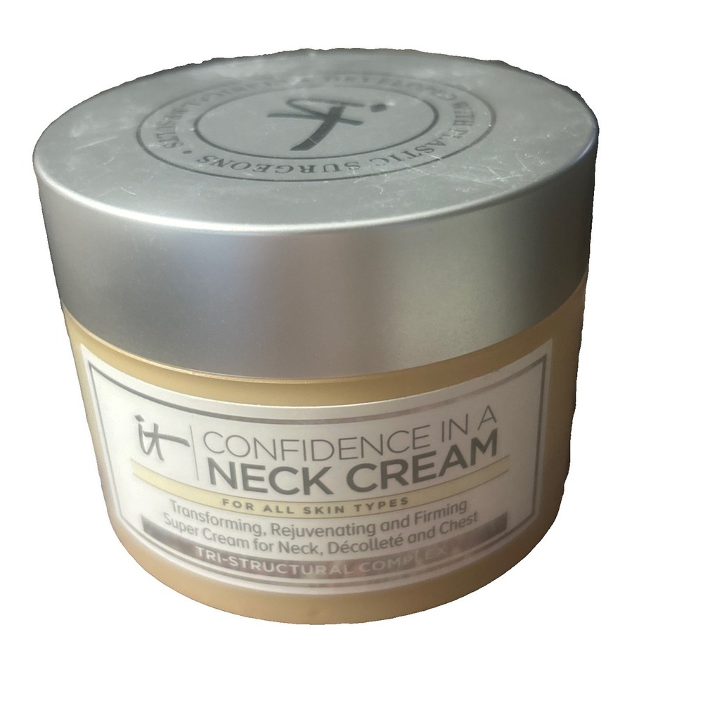 IT Cosmetics Confidence In A Neck Cream 2.6 oz Tri-Structural Complex Firming